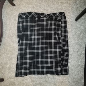 Plaid plus size torrid skirt